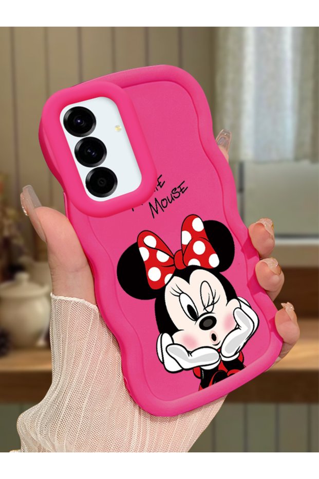 Samsung Galaxy A36 5g Compatible Case Camera Protective Red Silicone Couple Phone Case Cute Pattern