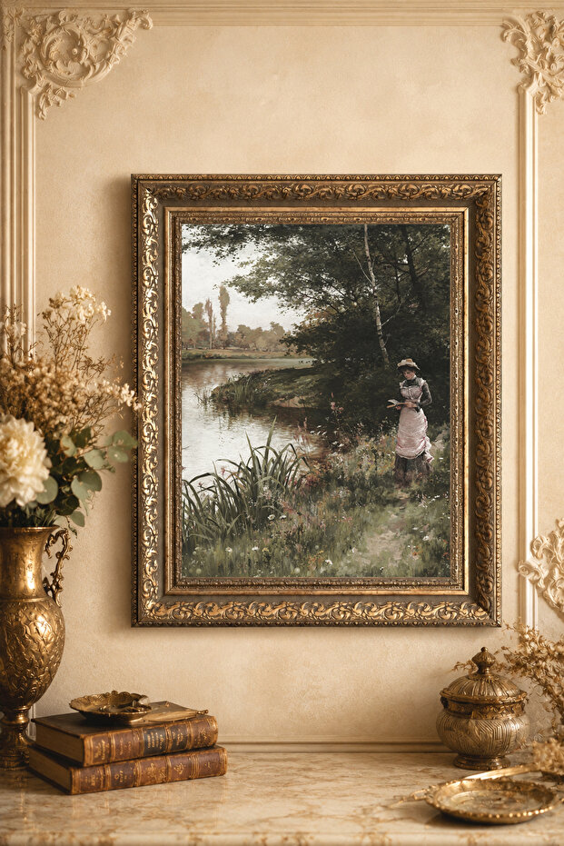 Vintage Framed Painting, Classic Antique Framed Painting Models