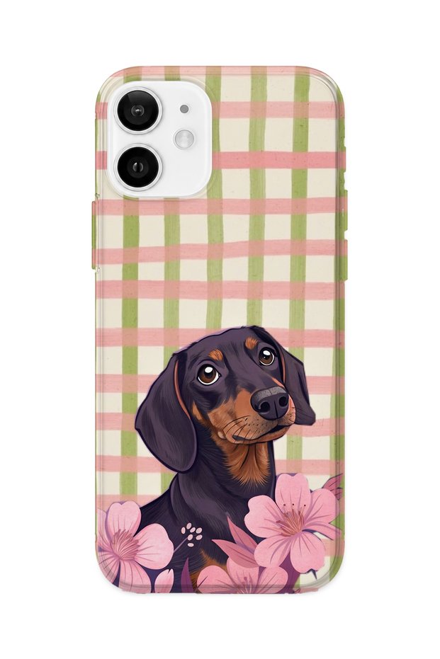 iPhone 12 Mini Compatible Printed Transparent Phone Case | Collection: Dog Lover