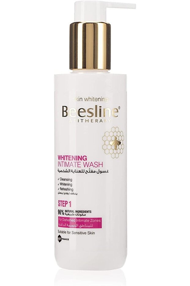 Whitening Intimate Wash, Cleansing, Whitening, Refreshing, 96% Natural Ingredients, 200ml