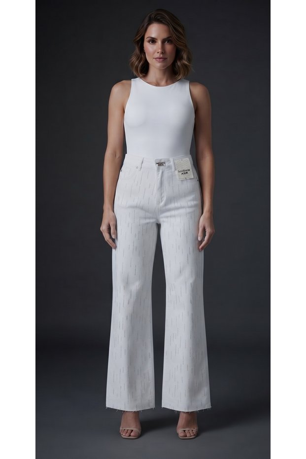 Women's Stone Printed Trousers