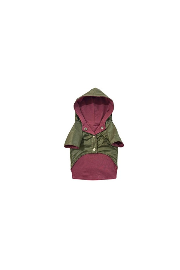 Green Colored Cat and Dog Seasonal Raincoat