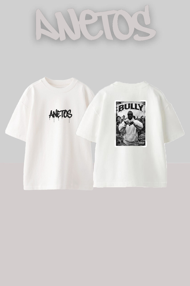 Kanye West_19 Design Printed Unisex Oversize White Tshirt