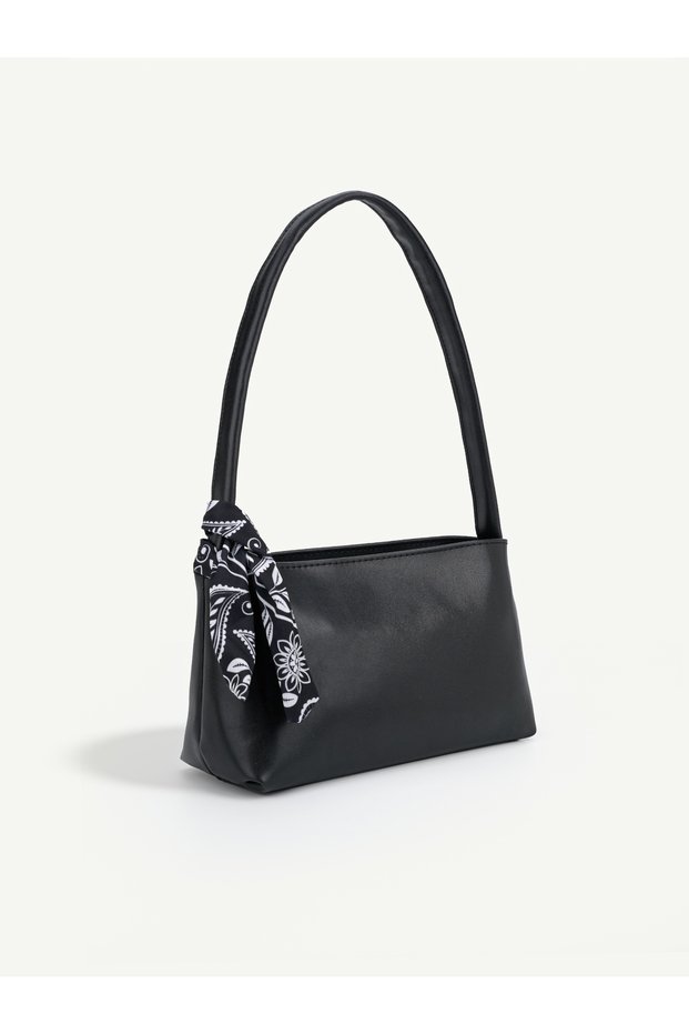 Rose Scarf Daily Use Women's Hand and Shoulder Bag (the Scarf May Vary in Appearance as a Gift.)