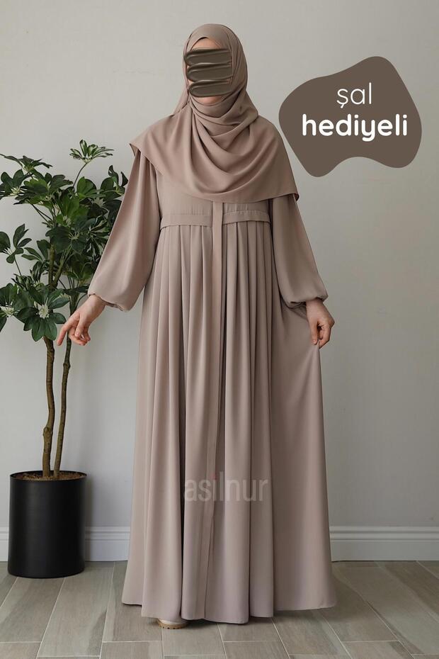 طقم شال ميفا المطوي مع هدية حجرية