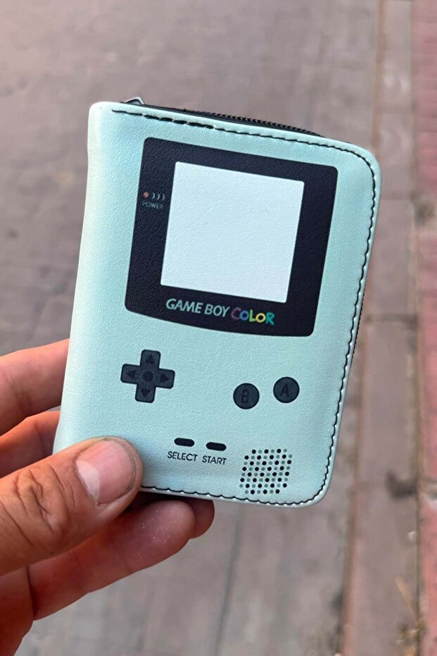 محفظة رمادية اللون من طراز Game Boy Color للجنسين