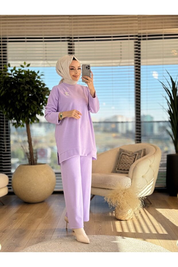 4099 Manolya Suit Lilac