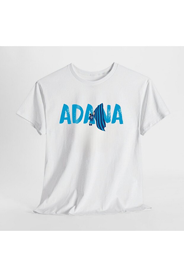 Adana Blue Flag Supporting Fans Crewneck T-Shirt