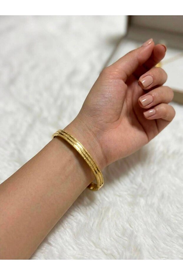 Shiny Silvery Thick Steel Bracelet