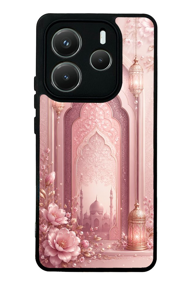 Xiaomi Redmi Note 14 5g Blush Palace Garden Design Glossy Phone Case