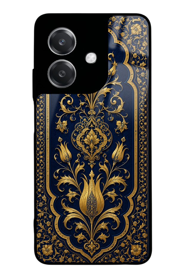 Oppo A3 Sapphire Ottoman Gold Design Glossy Phone Case