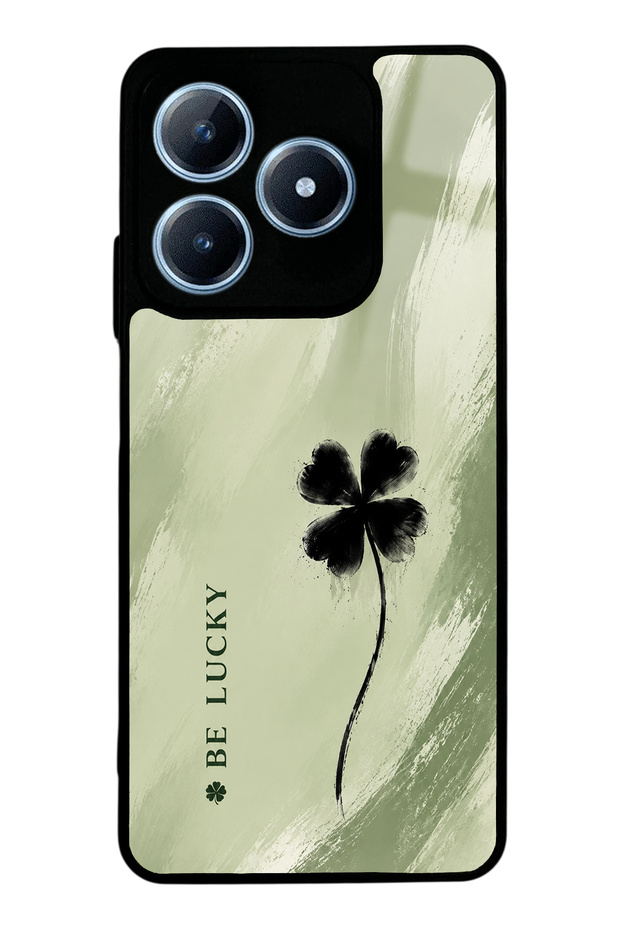 Realme C63 Sage Lucky Clover Design Glossy Phone Case