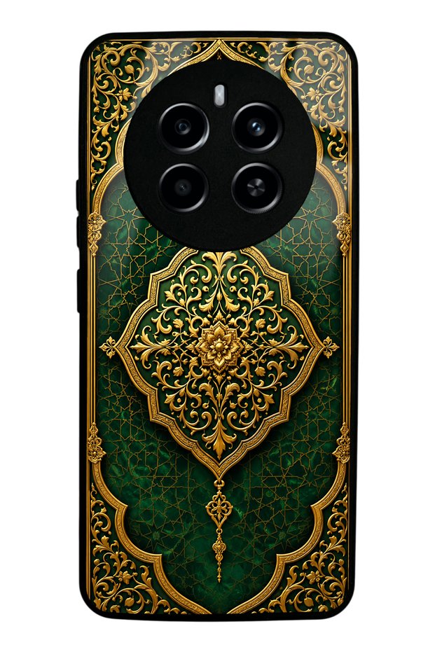Realme 12 Emerald Ottoman Majesty Design Glossy Phone Case