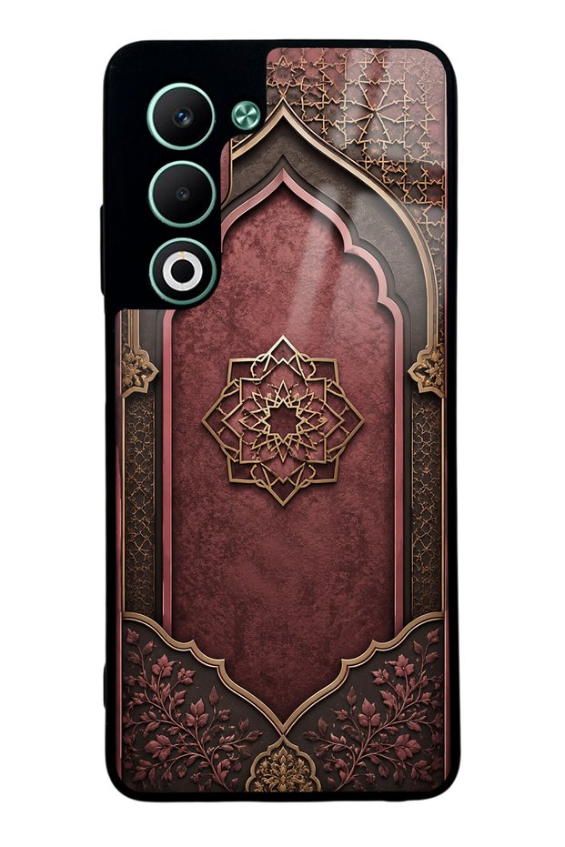 Oppo A5 5g Glossy Phone Case with Burgundy Ottoman Emblem Design