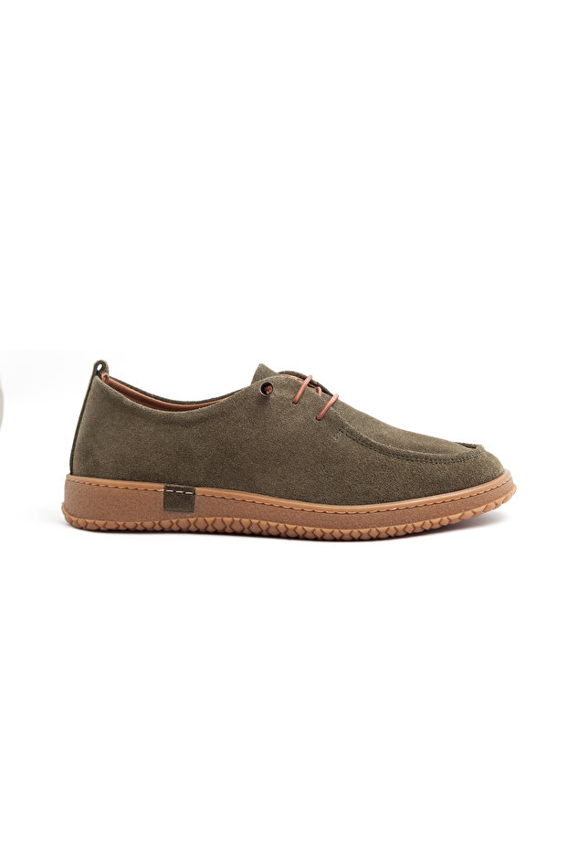Mnr 4740 Genuine Leather Flat Sole Lace-Up Shoes
