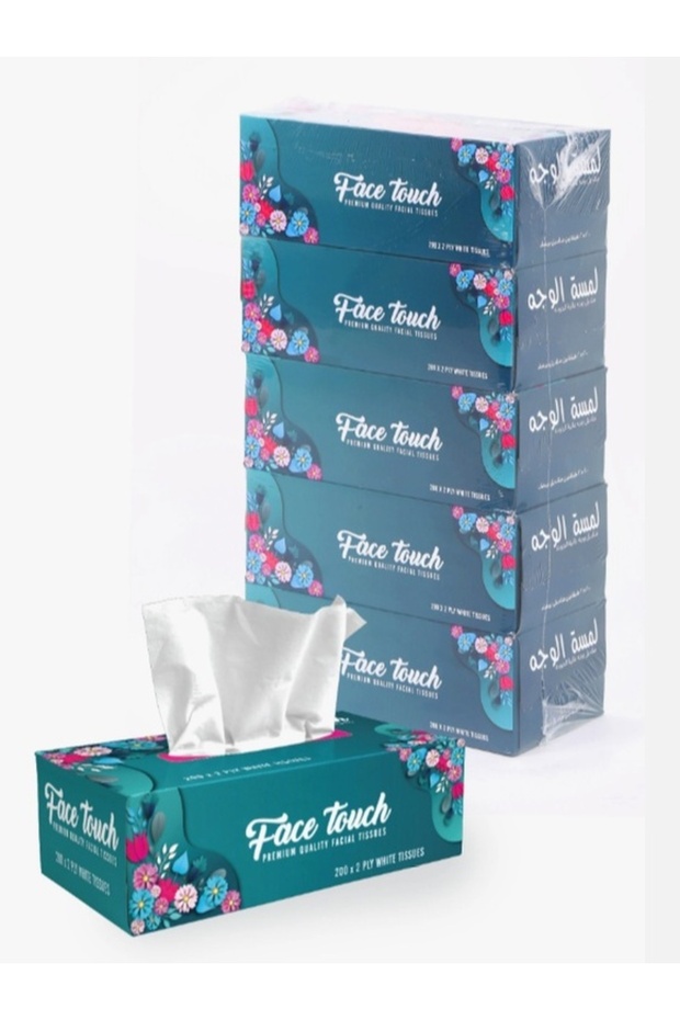 Facial Tissue 200 Sheets x 2 Ply 5 Pieces x 6 Pack