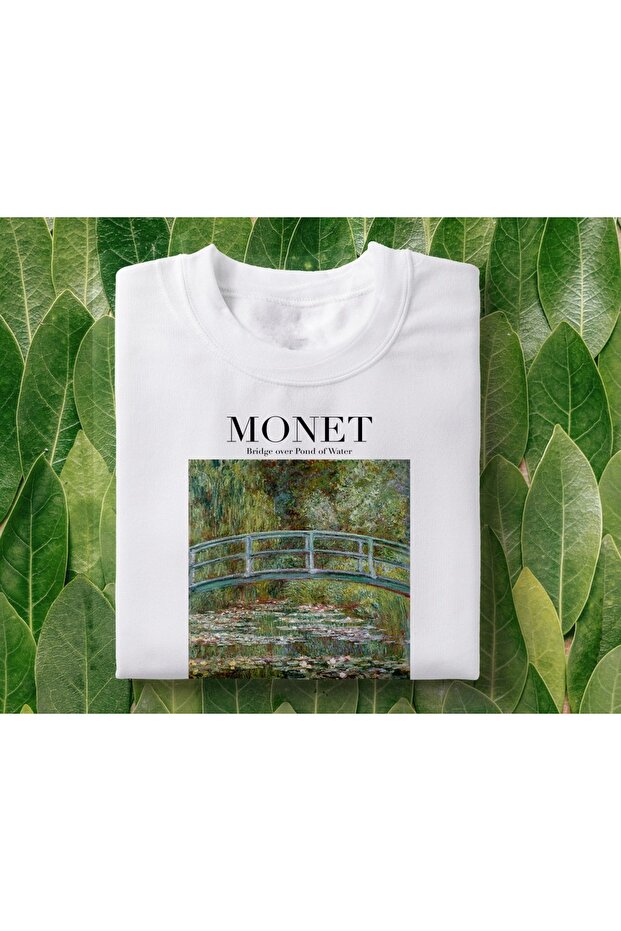 Monet Printed Unisex Oversize T-Shirt