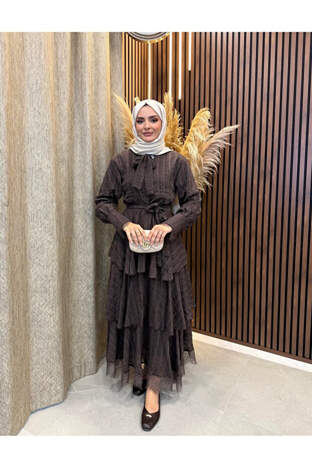Liza Dress | Brown