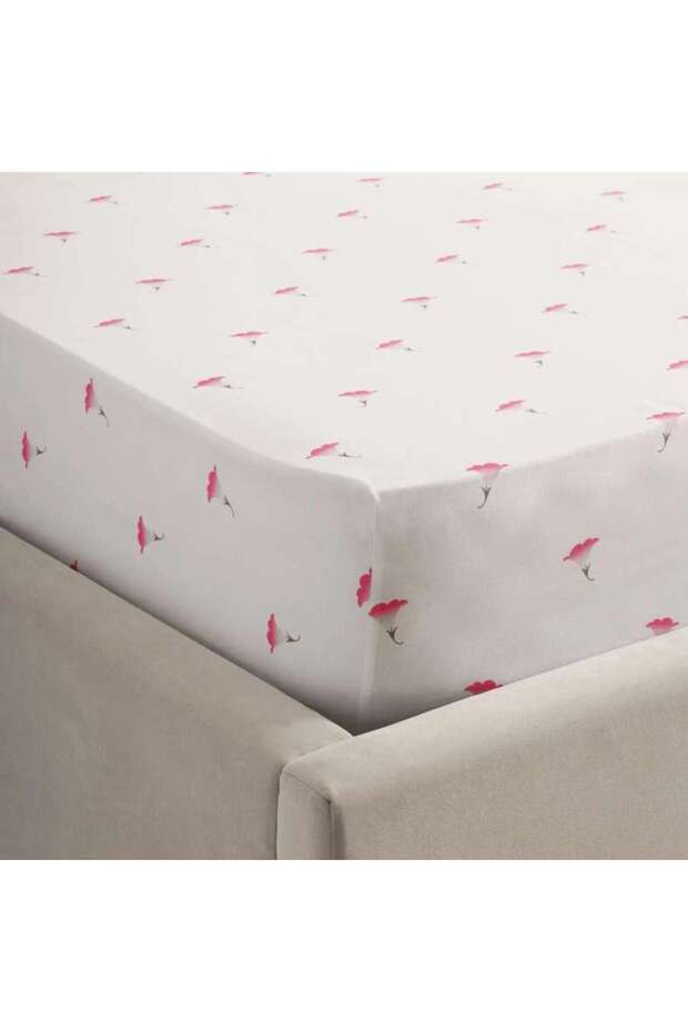 Bellarose Fitted Sheet 90x200+25cm-pink