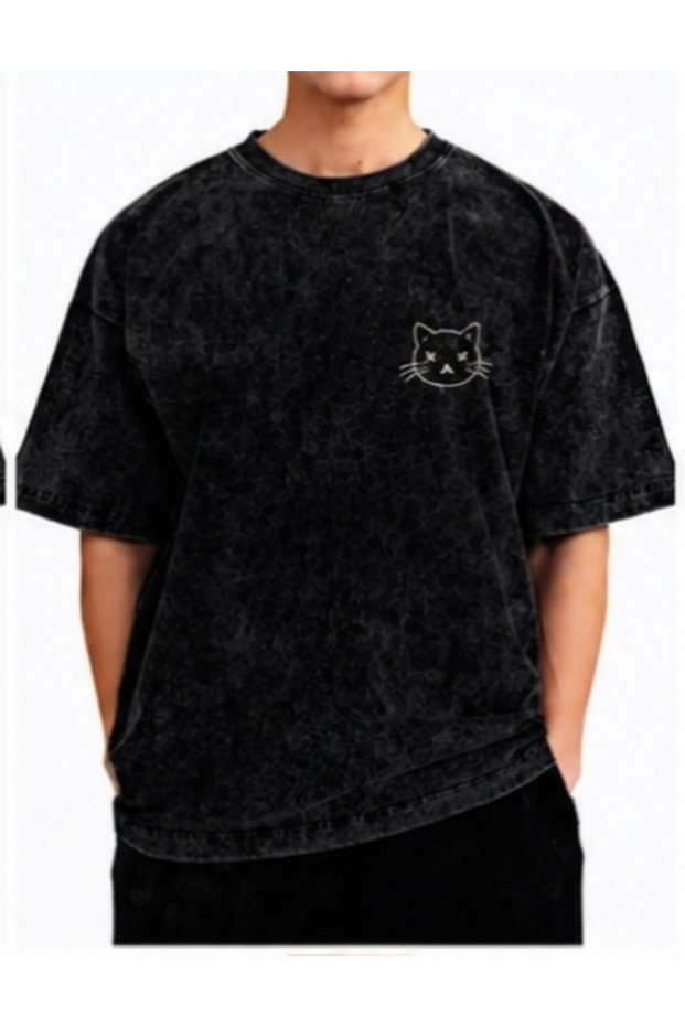 Calle Unisex Colorful Oversize Printed T-Shirt Streetwear Comfortable Fit Daily Premium