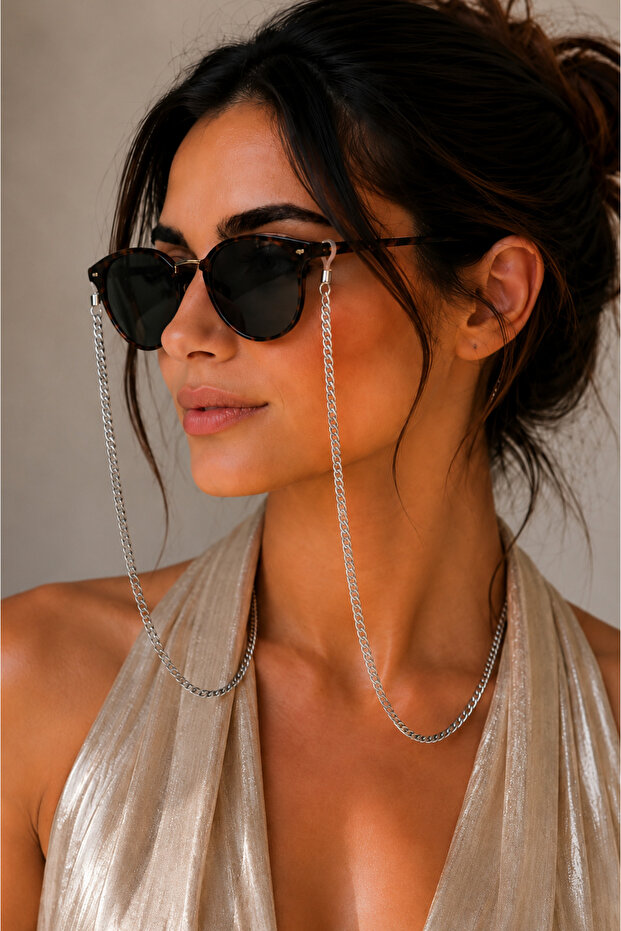 Silver Glasses Chain