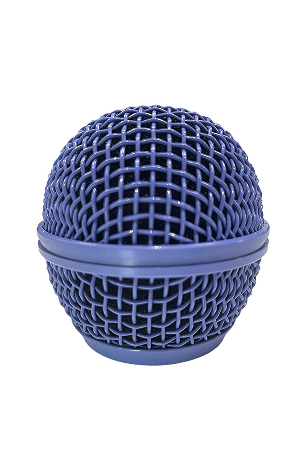 Sky blue Single Piece of Shure SM58 Wireless Mic Metal Grille Replacement, Ideal Mic Head Part for P