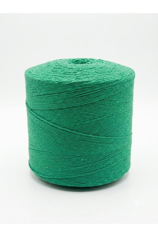 1 kg Cotton Hand Knitting Yarn Runner Yarn - Amigurumi Cotton Yarn Punch Yarn Motif Dark Green Color