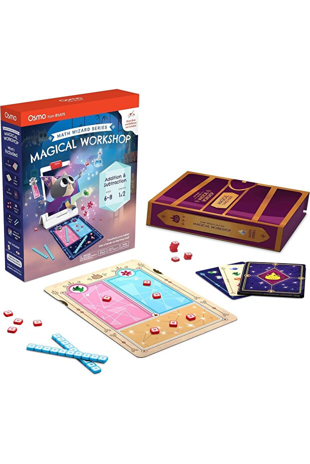 - Math Wizard And The Magical Workshop For Ipad & Fire Tablet - Ages 6-8/Grades 1-2 - Addition & Subtraction - Curriculum-Inspired - Stem Toy (Osmo Base Required)