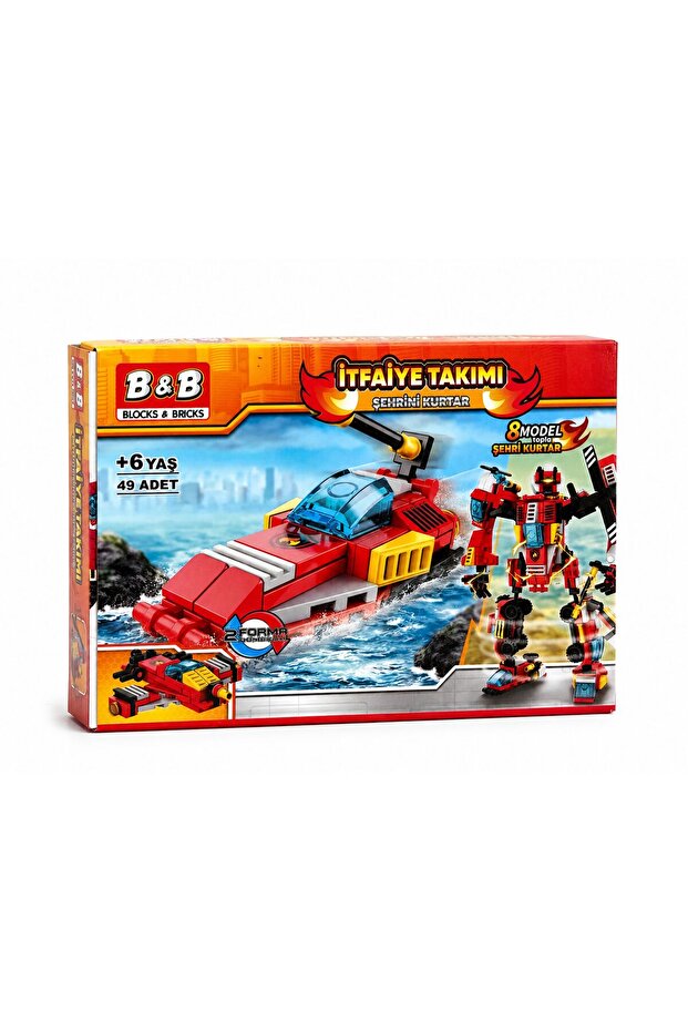 Fire Brigade Block / Lego Set - Block 8616-2