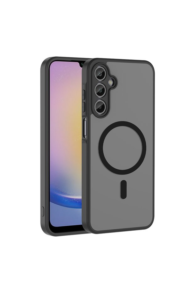 Galaxy A15 Case Magsafe Camera Protected Matte Anti-Fingerprint Omsy