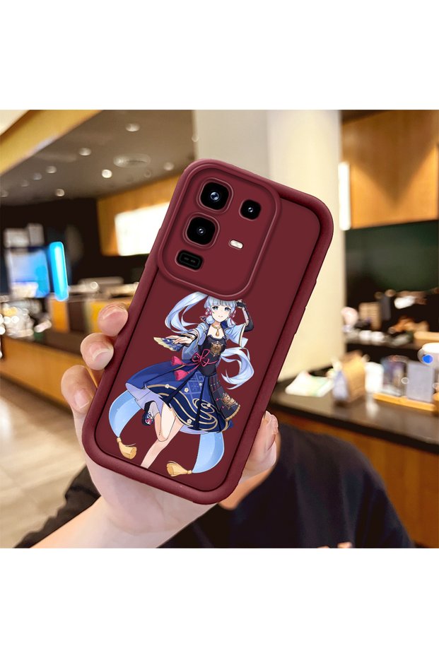 Infinix Note 50 Pro 4g Compatible Case Camera Protector Claret Red Silicone Couple Phone Case Cat Pattern
