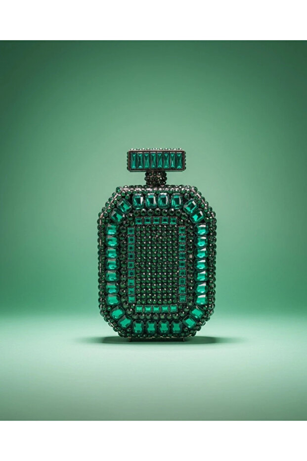 Elixir Emerald Crystal Clutch Bag Rhinestone Bag
