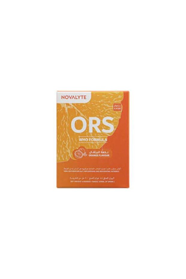ORAL REHYDRATION SALT (ORS) ORANGE FLAVOUR 4.4gm 10 SACHETS PER BOX