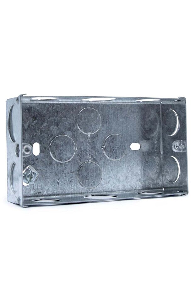 Electrical Metal Box Galvanised Deep Junction Box (13X7X3.5 CM)