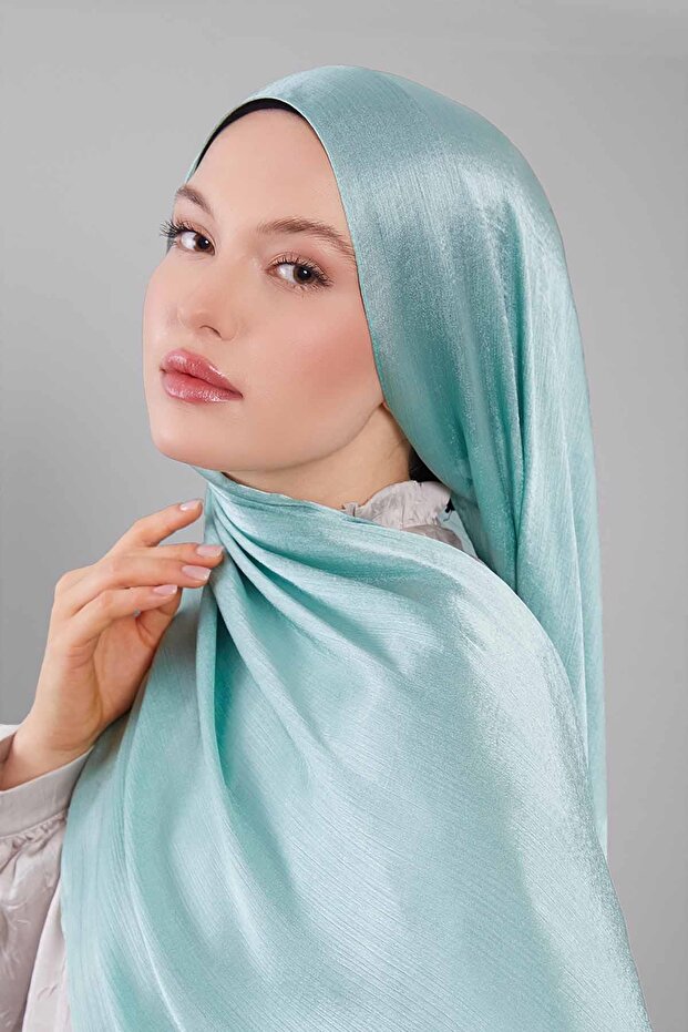 شال فستان سهرة من الأعشاب البحرية الخضراء جانجان
