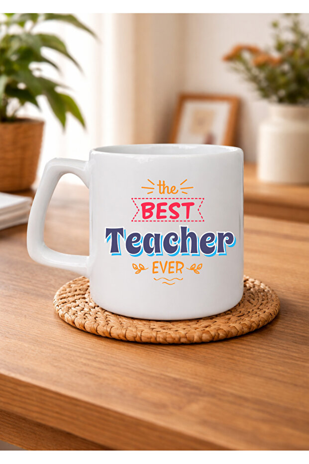 Teacher Themed Printed Special Design Mug Cup Luxury Coffee Mug 250 ml Teachers' Day Gift