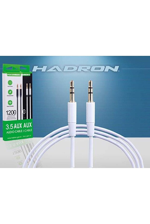 Hd-4308 35 mm Gold 11 Meter Stereo Jack Cable White