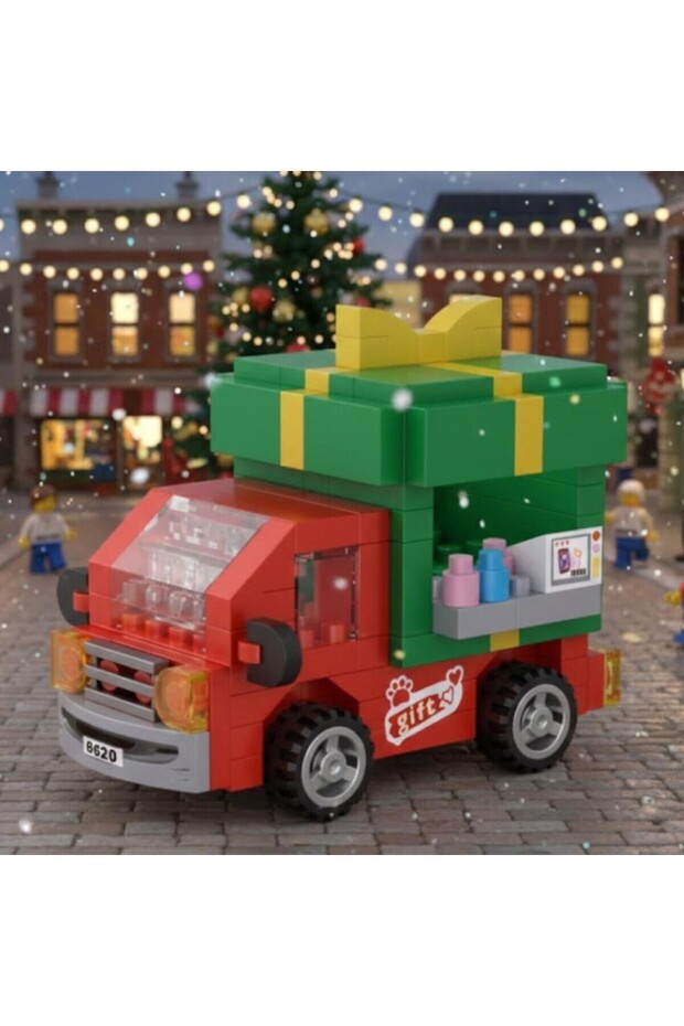 Lz-8637 Gift Cart 180 Pieces Block Toy-Mini Bag