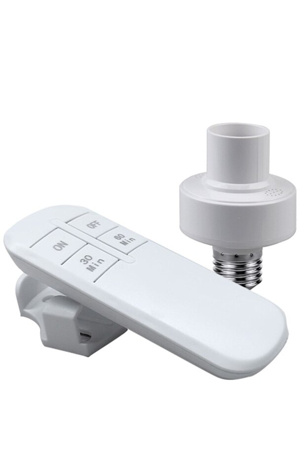 White Tuya/Zigbee WiFi Smart Light Socket E27 Bulb Adapter Lamp Holder Base 110-220V Smart Life App
