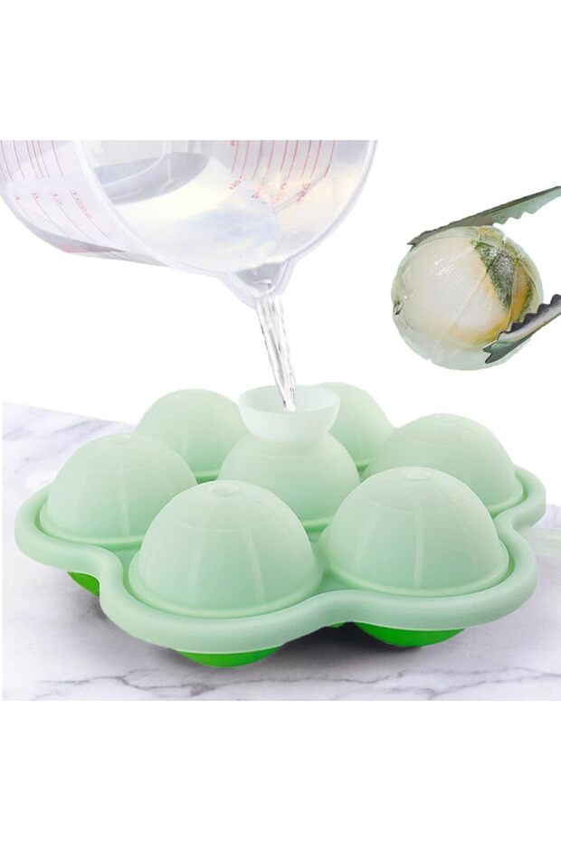 Silicone Sphere Ice Mold Tray, Flexible, for Drinks, Cocktails, Tea, Ball Shape, Party, Event, Celebration