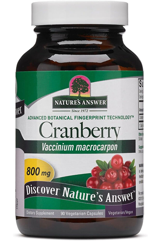 Nature'S Answer Cranberry Fruit | Dietary Supplement Supports A Healthy Urinary Tract Function 90 Multi
