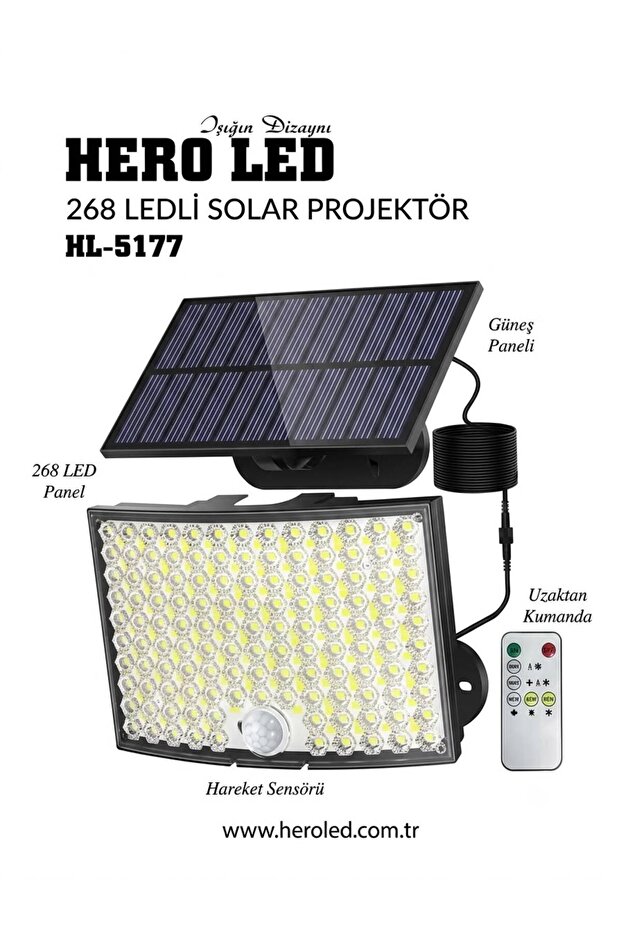 LED PROJEKTÖR(SOLAR)