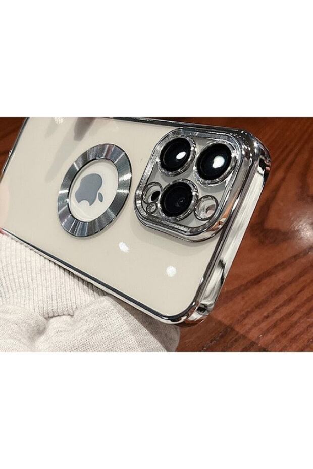 Case Compatible for Apple iPhone 14 Pro Omega Cover with Camera Lens Protection Featuring Apples Logo