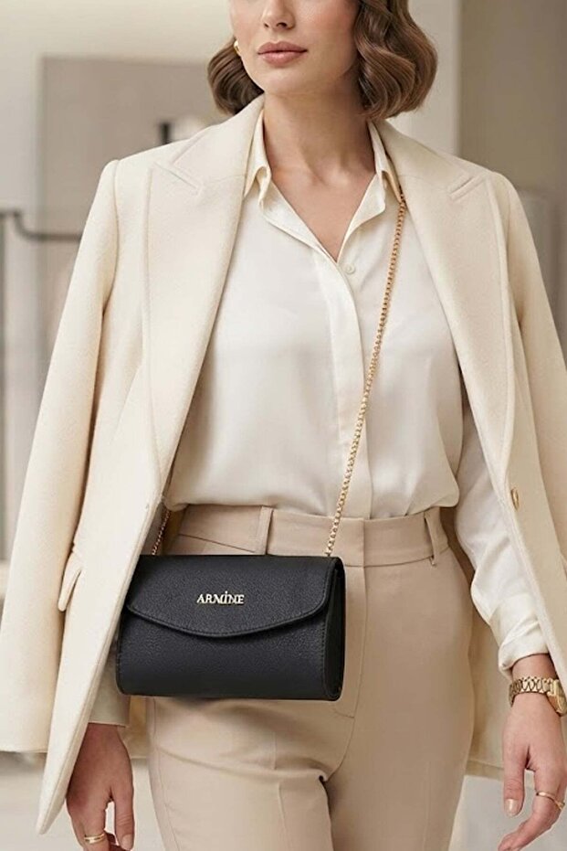 C14-26Y Women's Hand and Shoulder Bag Black
