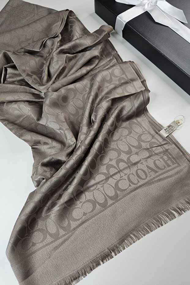 C Pattern Cotton Thin Summer Silk Shawl Accessory Scarf