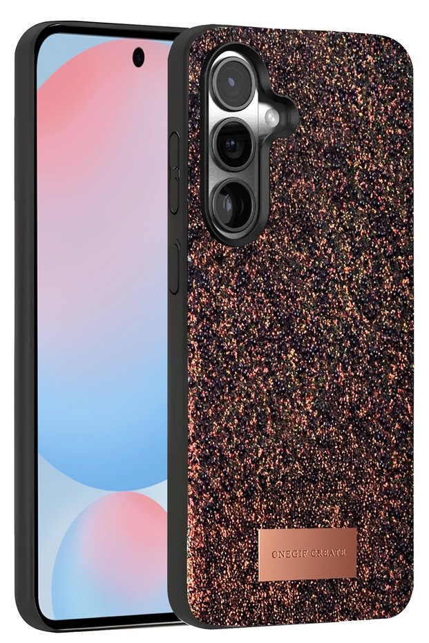 Aconcept Galaxy S24 Fe Bright Silvery Cover - (65504) Deep Purple