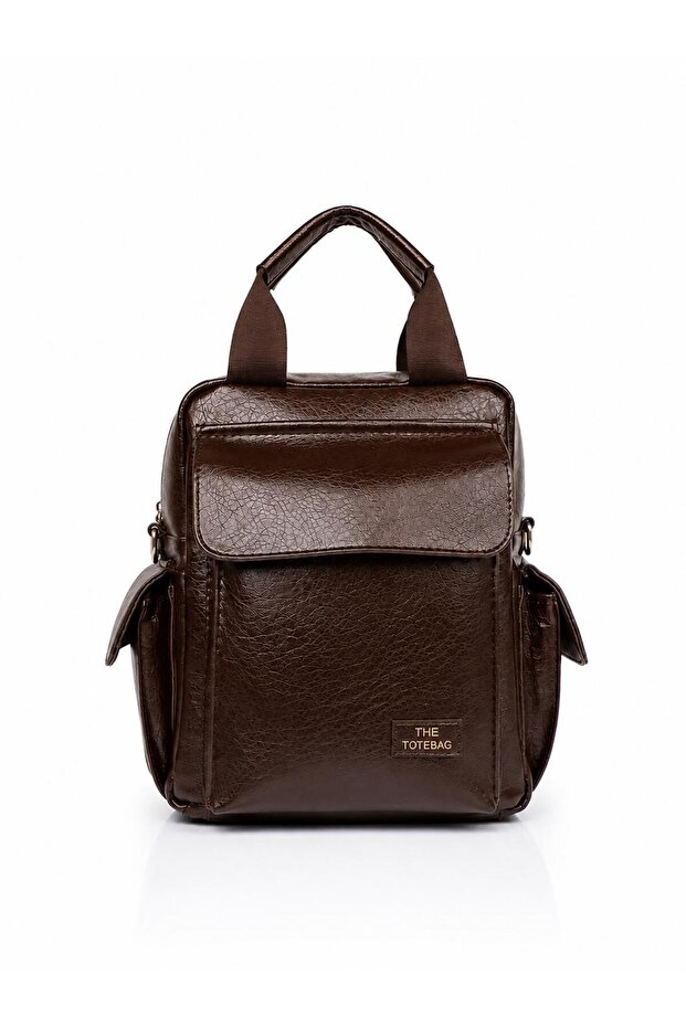 Women's Swan Black Multi-Pocket Zippered & Flap Adjustable Strap Travel & Daily Backpack