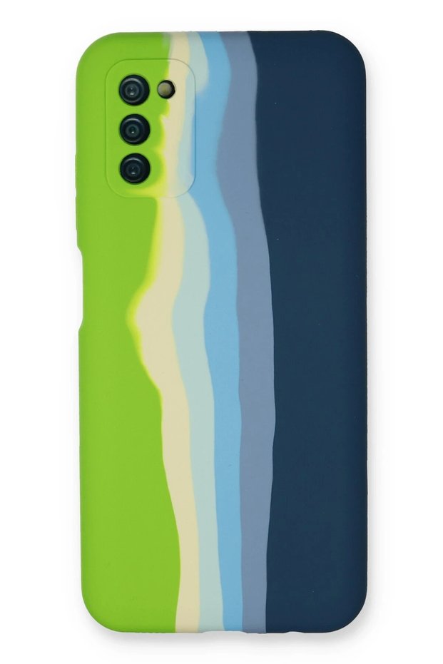 Aconcept Galaxy A03S Case Ebruli Launch Silicone - (115214) Green-Dark Green