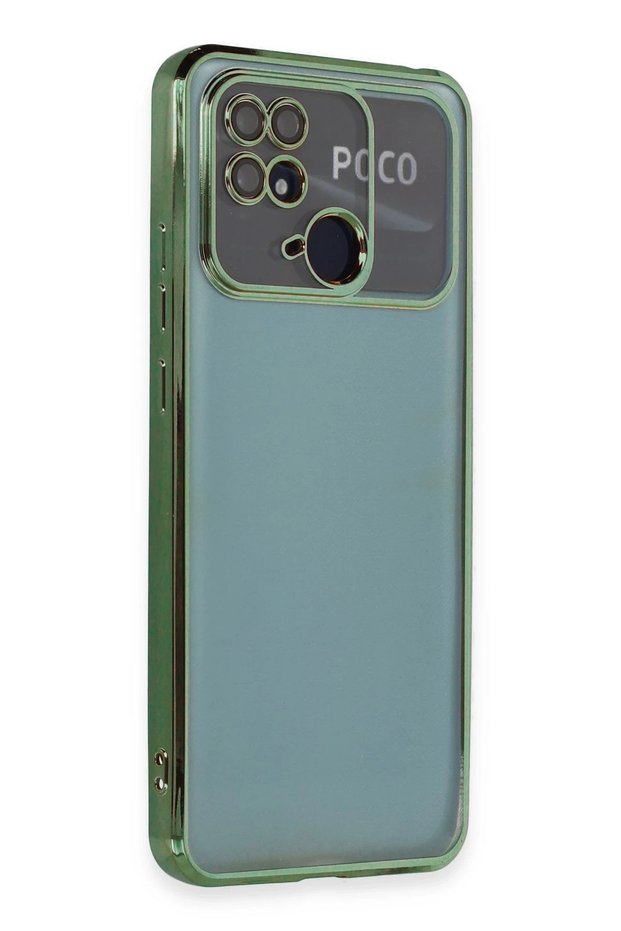 Aconcept Redmi 10C Case with Lens Silicone (142324) - Green