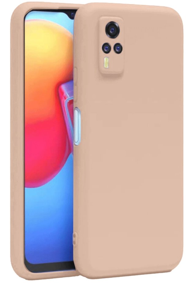 Aconcept Vivo Y53S Case Nano Inside Velvet Silicone (21225) - Powder